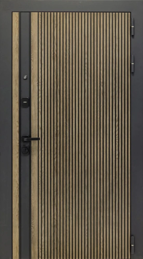 Входная дверь ДвериПРО Rosna ФЛ 244 беленый дуб DPRO198208 внешняя сторона