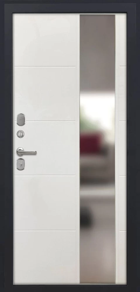 Входная дверь ДвериПРО Rosna ФЛЗ-649 капучино (зеркало) DPRO196800 внутренняя сторона