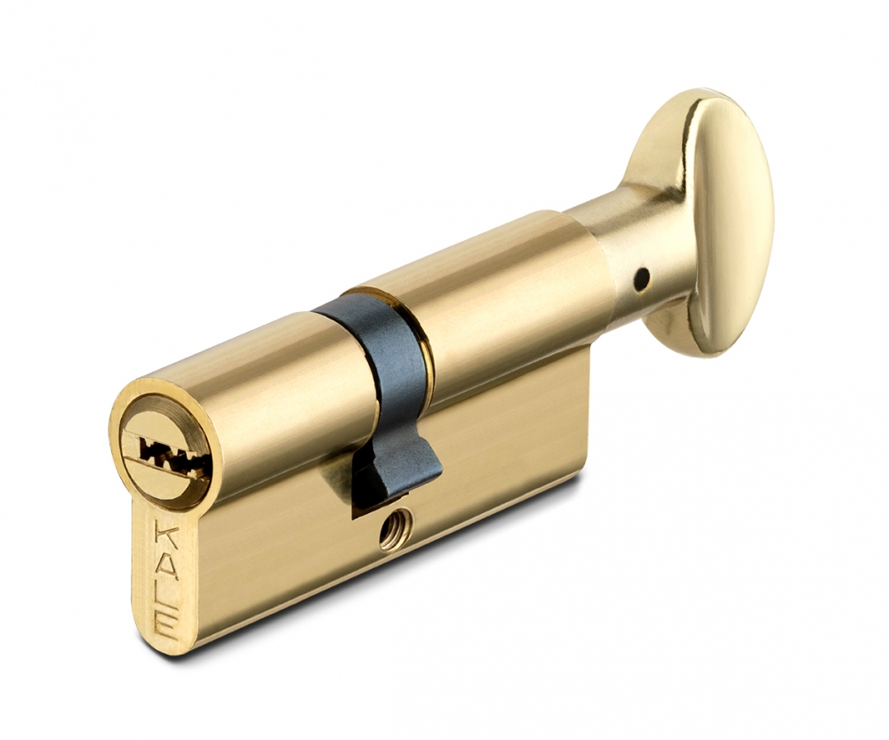 Фото Цилиндровый механизм с вертушкой 164 BM/80 (35+10+35) mm латунь 5 кл.