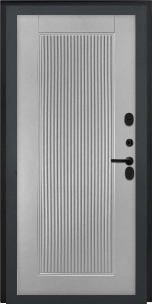 Входная дверь ДвериПРО Модель L-49 ПВХ 10мм Астрод Velutto Grigio DPRO195704 внутренняя сторона