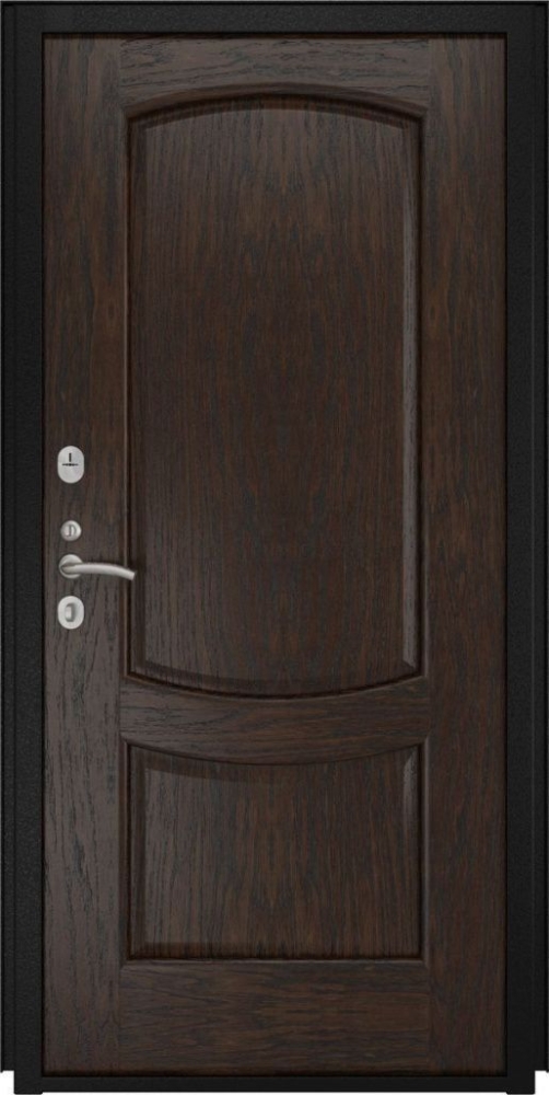 Входная дверь ДвериПРО Модель L-48 Лаура-2 (16мм, мореный дуб) DPRO197011 внутренняя сторона