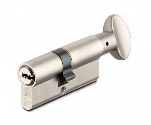 Цилиндровый механизм с вертушкой 164 SM/70 (30+10+30) mm упк.БЛИСТЕР никель 5 кл.